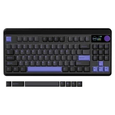Womier Retro 75% Wireless Gaming Keyboard with Smart Multimedia Display&Knob,...