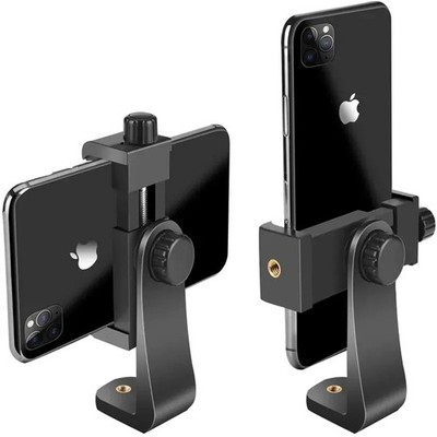 Smartphone Holder Tripod Adapter Cell Phone Bracket Mount Clip for Selfie Stick