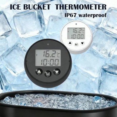dretec Digital Waterproof Shower Timer Clock for Bathroom, Study, Kitchen - Magn