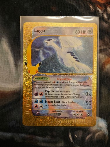 Pokemon TCG Lugia 149/147 Classic Collection 30th Celebration NM Pack Fresh