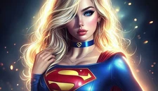 4x6  Color Photo Print Women Famous Fan Art ai Fantasy superhero cosplay sa30