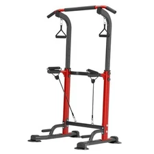 Power Tower Pull Up Bar,Pull-Up Rack Dip Station,Height Adjustable Multi 