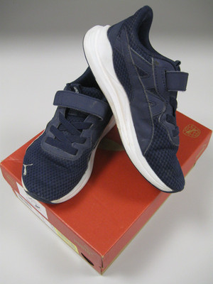 PUMA Reflect Lite AC+PS Kinder Laufschuhe Gr. 32 dunkelblau Klettverschluss
