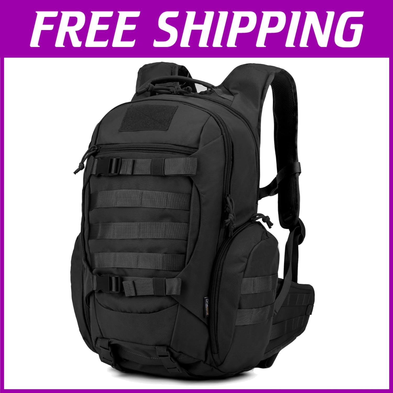 28L Tactical Molle Backpack for Men - Durable Hiking Motorcycle Gear with Versatile Storage