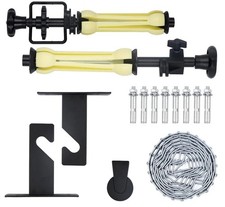 Photography 1 Roller Backdrop Wall Mounting, 1 Chain 2 Single Hooks 2 Expand Rod