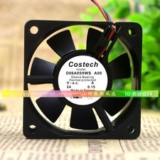 1 pcs COSTECH D06A05HWS A00 DC24V 0.15A 6CM converter cooling fan *tm