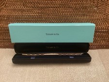 NO RES ESTATE TIFFANY & CO. 18k Yellow Gold Diamond Bracelet 14.4g 6.5 NIB