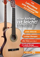 Gitarrenschule Anf&auml;nger Noten Einsteiger Konzert Gitarre Klassikgitarre Akkorde