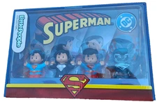 Little People Collector DC Superman Figures Fisher-Price - 4 pc Set Brand New