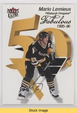 2021-22 Upper Deck Fleer Ultra Fabulous 50's Mario Lemieux #50 HOF READ 13i9