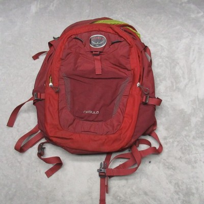 Osprey Nebula Backpack Unisex One Size Red Hiking Daypack Outdoor Travel Bag