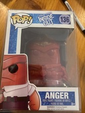 Funko Pop! #136 Disney Pixar - Inside Out - Anger (Glitter) - UNOPENED