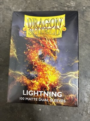Matte Dual Lightning 100 ct Dragon Shield Sleeves