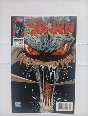 Spawn #4 Newsstand Variant 1992 Todd McFarlane, High Grade