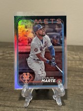 2024 Topps Series 1 Starling Marte #317 Rainbow Foil New York Mets