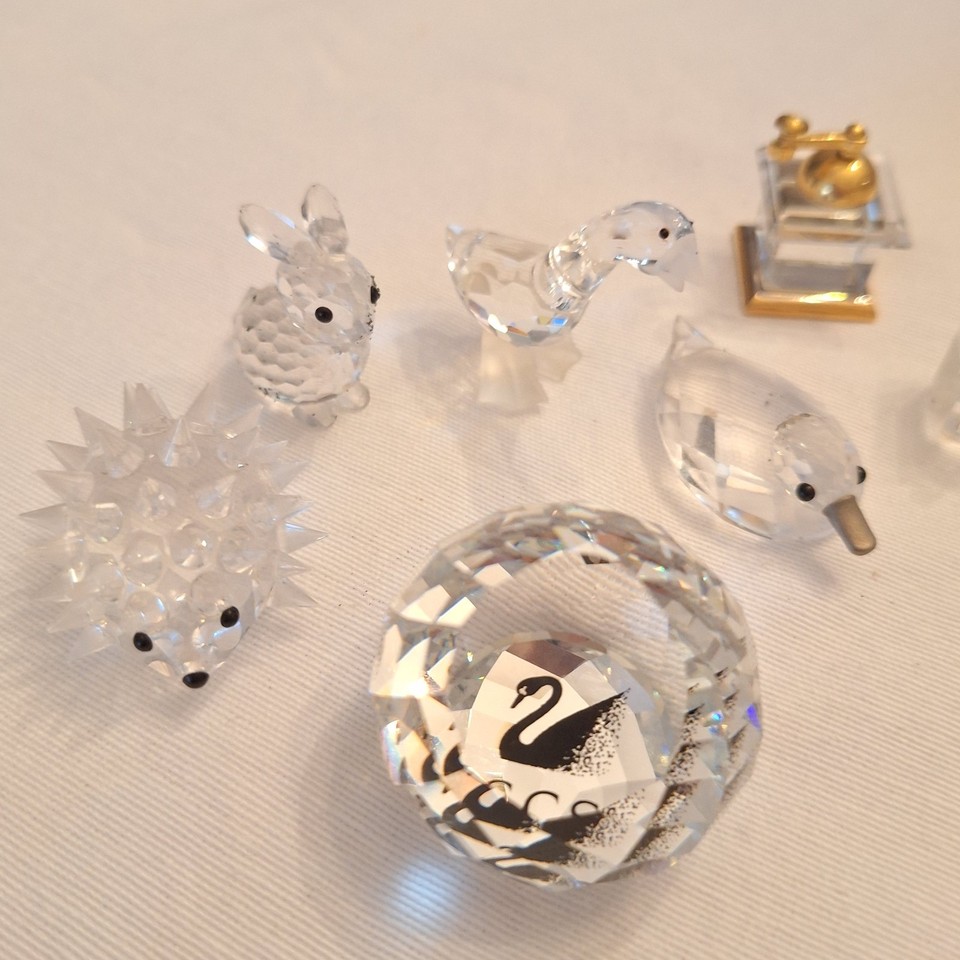 Lot Of 8 Mixed Swarovski Crystal Figurines (MB) | eBay