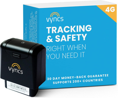 Vyncs - GPS Tracker for Vehicles, [No Monthly Fee], 4G LTE, Vehicle Location, Tr