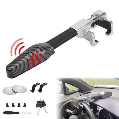 Steering Wheel Lock with 130db Alarm, Universal Car for Truck/Auto/SUV/Van - ...