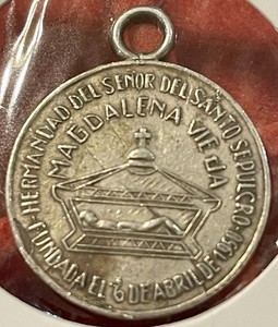 Catholic Santo Entierro Devotional Medal – Spanish Religious Medal –