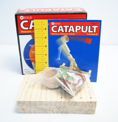 KEVA Contraptions: Catapult MindWare - New Open Box - Sealed Planks - Complete