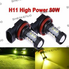 For Honda Accord 06-12 Civic CR-V 2006-2015 LED Fog Light 3000K Yellow Bulb 2x