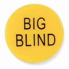 Yellow Big Blind Button 2"