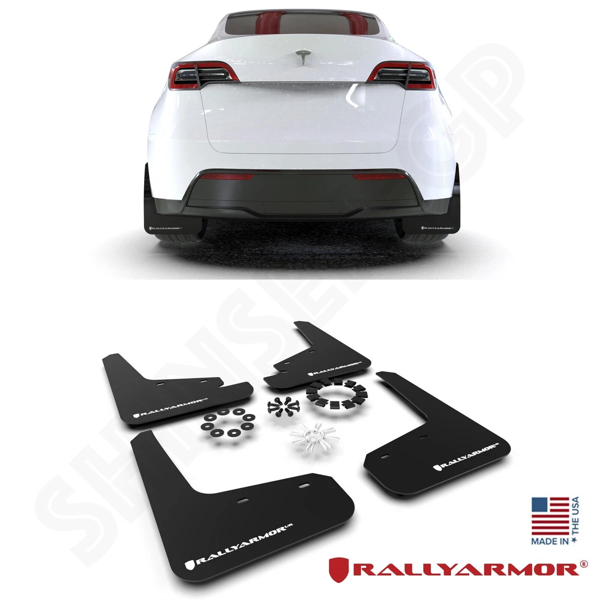 Rally Armor Universal Basic Plus Mud Flaps Black With Black Logo Car/Truck/SUV E - Foto 7