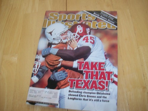 Vintage Sports Illustrated Texas Longhorns October 15 2001 Barry Bonds Ripken - Picture 6 of 12