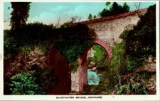 Woolstone Bros. Milton series- real photo postcard-BLACKWATER BRIDGE, KENMARE.