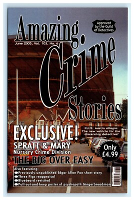 POSTCARD Jasper Fforde Amazing Crime Stories The Big Over Easy NC 07