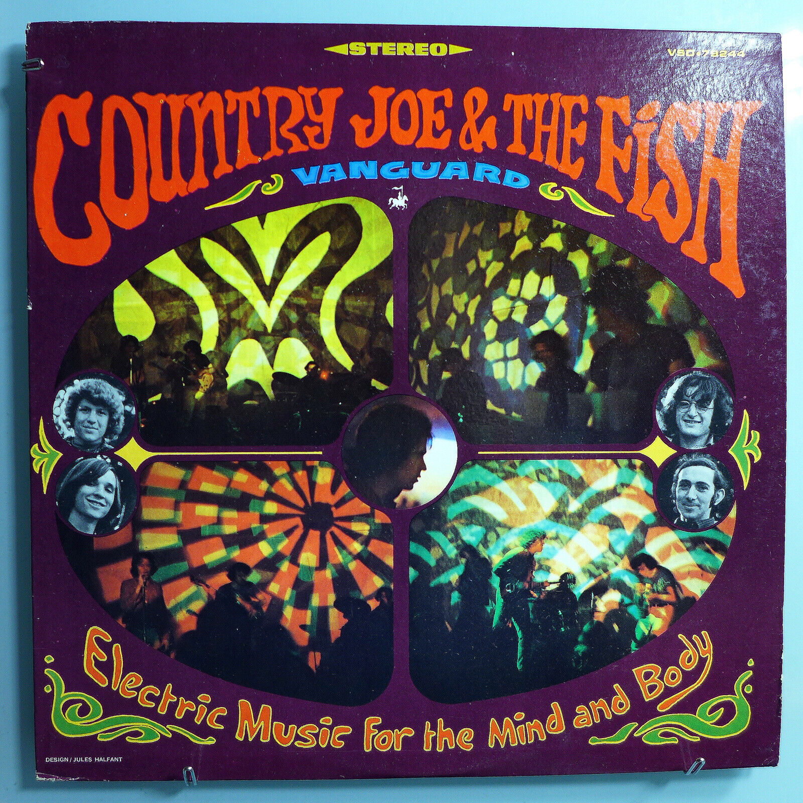 COUNTRY JOE & FISH~ELECTRIC MUSIC FOR MIND+BODY~RARE ORIG '67 VANGUARD STEREO LP