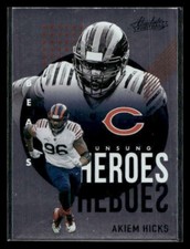 2021 Panini Absolute #UH16 Akiem Hicks Chicago Bears