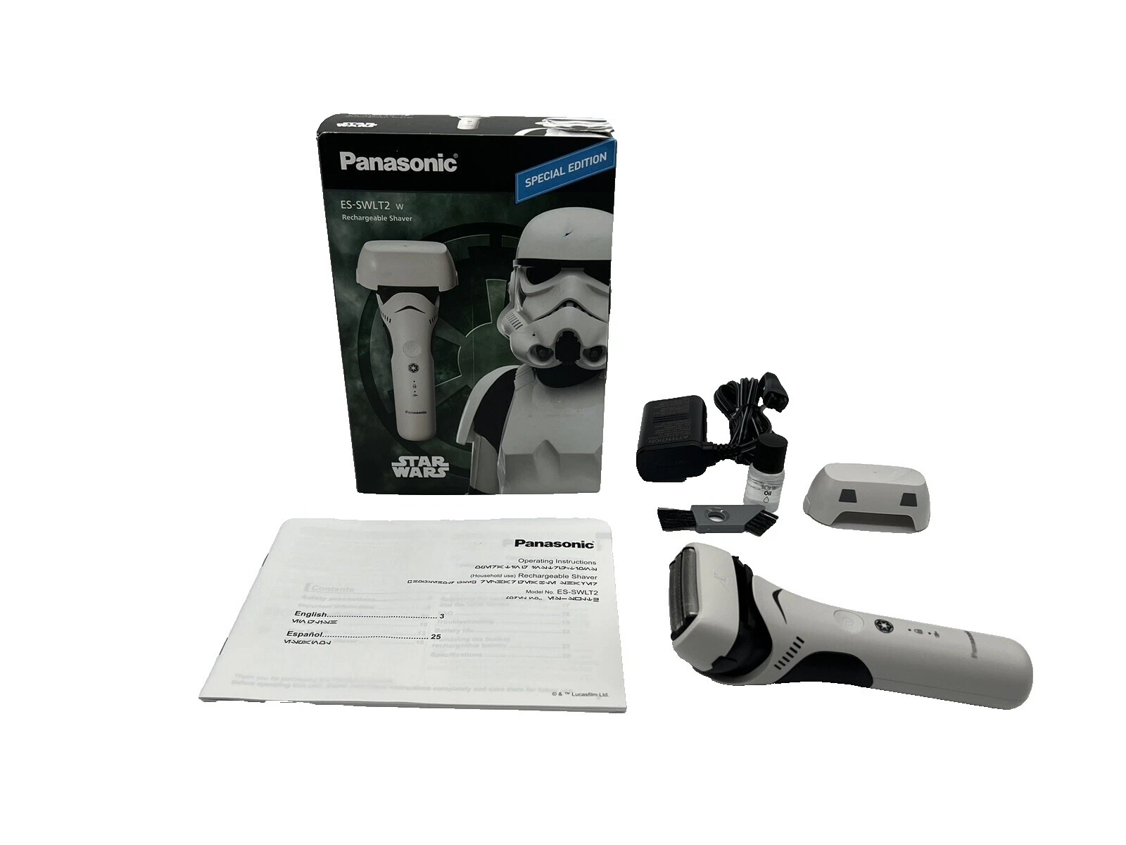 Barbeador Elétrico Panasonic Branco para Homens