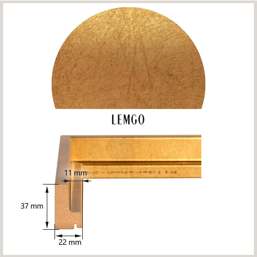 Schattenfugenrahmen Lemgo 80x120cm Schwarz - Für Keilrahmen Bilder