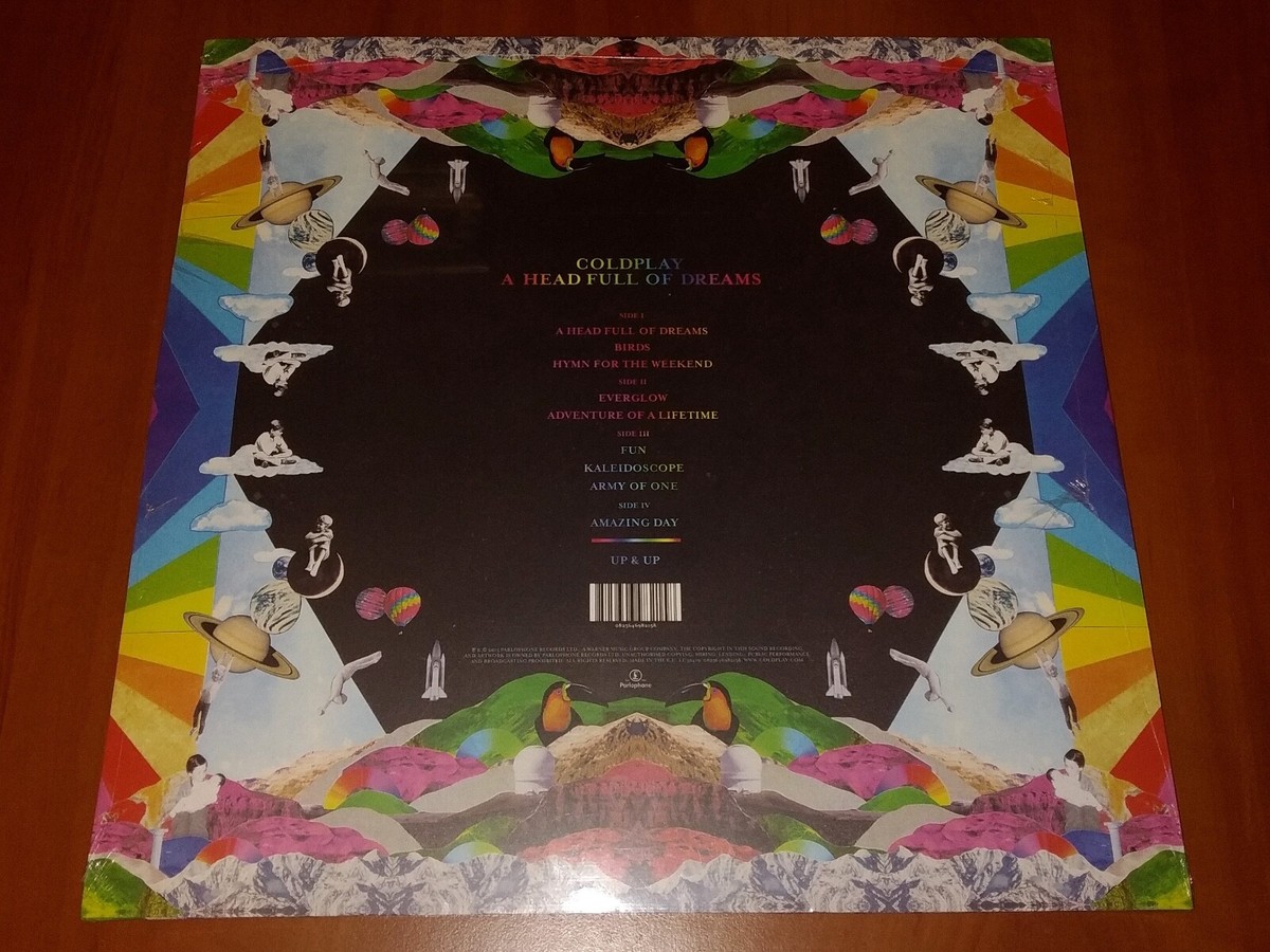COLDPLAY HEAD FULL OF DREAMS 2x LP *EU* 1st PRESS VINYL 2015 DIE