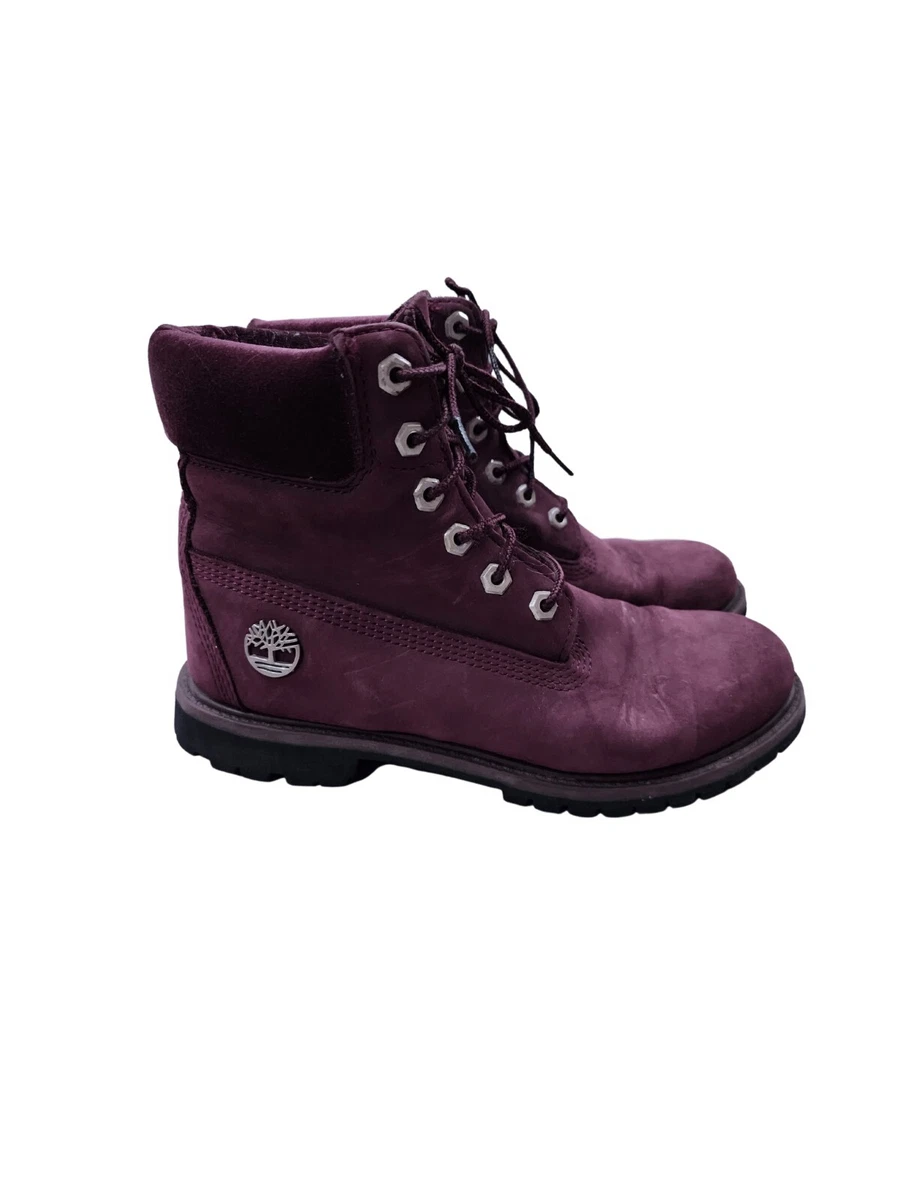 Purple shop velvet timberlands