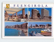 Postcard Different Views in Fuengirola Spain