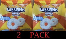 2x LifeSavers ORANGE Breath Mints Bulk Hard Candy Candies 13 oz Bag - 2 PACK