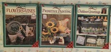 One Stroke Painting books 3 Dewberry, Primitive AD327, Outdoor 9824, Flower 9243