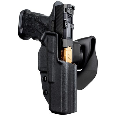 Black Scorpion Gear OWB Quick Release Paddle Holster fits ZEV OZ9