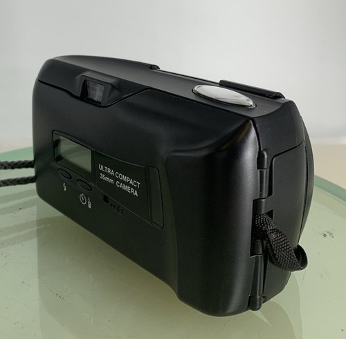 Olympus MJU II 35mm ALL WEATHER FILM CAMERA BLACK WITH COVER TESTED + TIN #492 - Picture 7 of 8