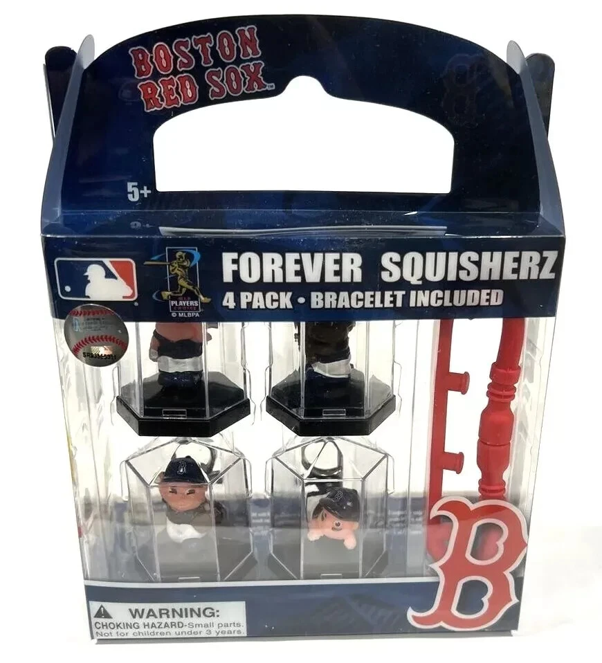 4件装波士顿红袜队Forever Squisherz钥匙链和手链免运费 — 第 4/4 张图片