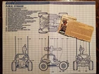 Vintage GI Joe AWE A.W.E. Striker Instructions Blueprints + Crankcase File Card