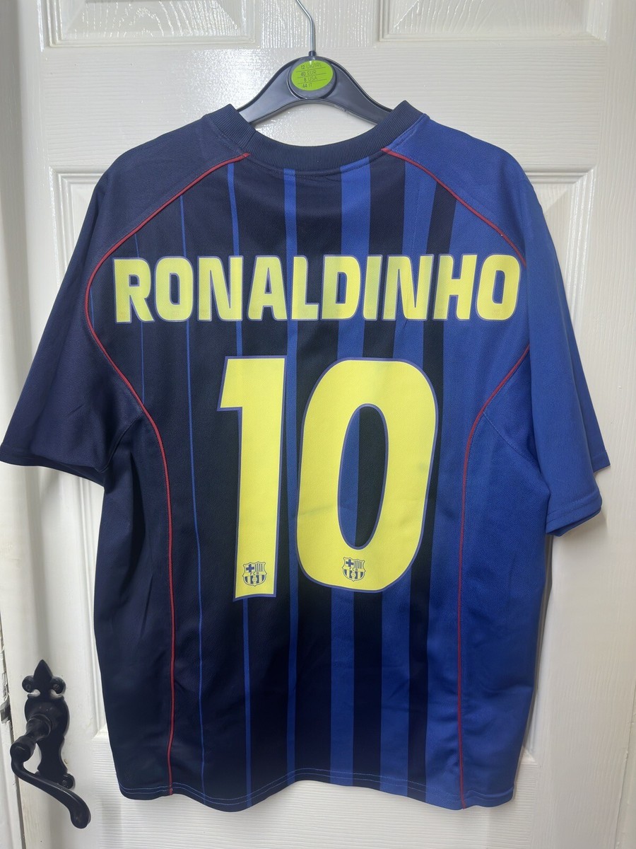 FC Barcelona 2004-05 Nike Basic Away Shirt (S) - Ronaldinho 10