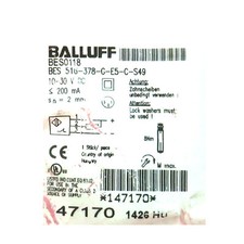 BALLUFF BES 516-378-G-E5-C-S49 BES0118 Inductive Standard Sensors NPN New