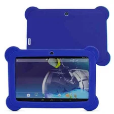 Universal Soft Silicone Gel Rubber Shockproof Case Cover For 7 inch Tablet Blue