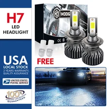 2x H7 LED Headlight Bulb Kit High Low Beam 110W 30000LM Super Bright 6500K White
