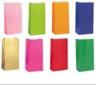 Colour Paper Party Loot Bags Gift Sweet Treat Candy Party Bag .