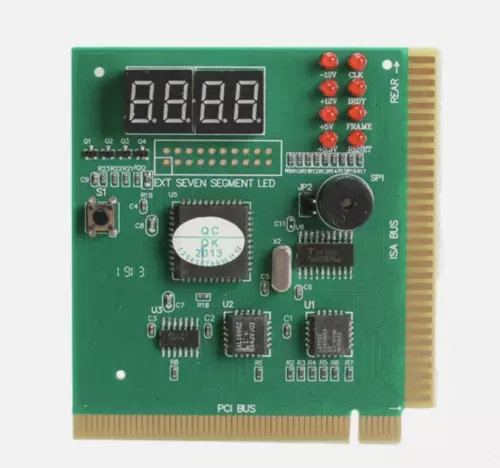 🇬🇧  4-Digit LCD Display PC Analyzer Diagnostic Post Card motherboard ISA PCI