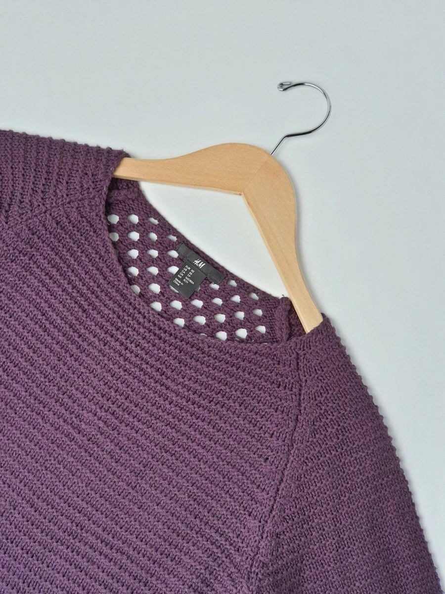H&m top purple jumper